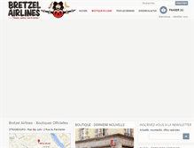 Tablet Screenshot of bretzelairlines.com